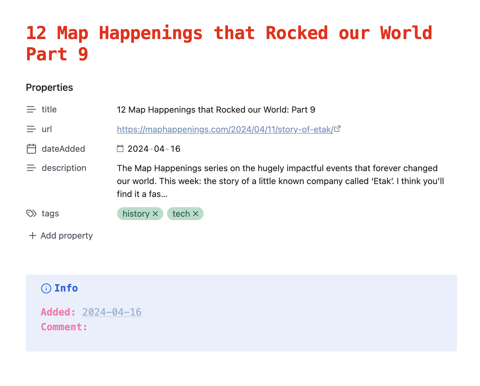 How I Took My Anybox Bookmarks and Pulled Them Into My Obsidian Daily Notes